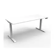 1500Mm Single Sided Workstation Cable Tray Natural White And White