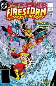 THE FURY OF FIRESTORM THE NUCLEAR MAN #4 COMIC COVER 11"x17" POSTER PRINT