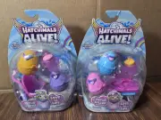 2x Hatchimals Alive Hungry Playset & Hatch And Stroll Playset