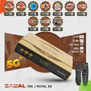 GAZAL (7100 J ROYAL 5G) Satellite Receiver 10 Year Subscription HD Channel