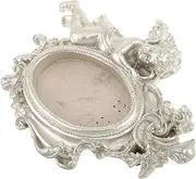 Abaodam Cute Angel Resin Photo Frame Victorian Style Display European Decor for Artistic Flair Photography Prop for Living Bedroom Vintage Frame Ornament