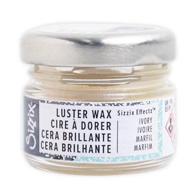 Sizzix Effectz Luster Wax 20ml-Ivory (Pack of 1)