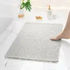 AU Clevinger Non Slip Shower Rug Anti Slip Bathroom Bath Mat Carpet Water Drains