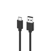 Moki USB-A to USB-C Connector SynCharge Cable 1 Meter iPhone/Android Jet Black