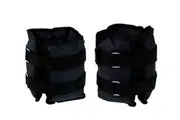 Sports Pair 2kg Ankle Weights - Home Gym Equipment for Wrist Fitness and Yoga Training by Powertrain