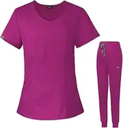 [APLVFFZH] Professional Medical Scrubs Set for Healthcare Workers