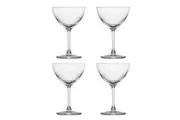 4pc Ecology 80ml Classic Crystalline Wine Glass Nick & Nora Drinkware Set Clear