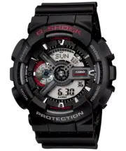 Casio G-Shock GA110-1A Black Analog Digital Resin Men's Watch