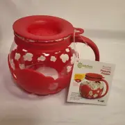 Original Microwave Micro-Pop Popcorn Popper, 1.5 Quart Snack Size Red