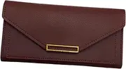 [LIFKOME] Organize Your Essentials Women's Long Wallet Vintage Style Compact Design
