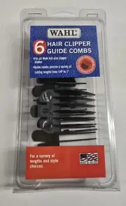 NEW Genuine Wahl Clipper Guide Combs Set of 6 #3168-500