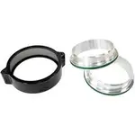 Aeroflow 3.0" Billet Intercooler Clampsstainless Steel Black Clamp - AF25-3000SS-BLK