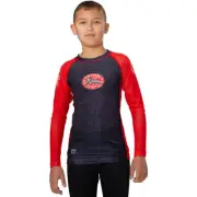 Tatami Fightwear Kid's Takedown Tiger Eco Tech Recycled Rashguard - Black