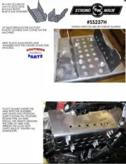 STRONG MADE REAR STEEL STICK STOPPERS CV BOOT GUARDS HONDA RINCON 680 2015-2023