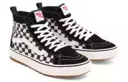 VANS SK8-HI MTE-1 CHECKERBOARD UNISEX MEN 5.5 = WOMEN 7 SHOES BLACK/BEIGE NEW