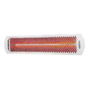 Bromic Heating Tungsten White Electric Double Element Heater - 4000 Watts