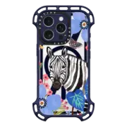 iPhone 16 Pro Ultra Bounce Case MagSafe Compatible Zebra