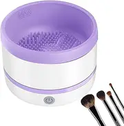 Ungtyb Automatic Makeup Brush Cleaner Machine - Electric Concealer Blush Eyeshadow Brush Cleanser,Rechargeable Cosmetic Tool Cleansing Accessories for Foundation, Concealer, Eyeshadow, Blush