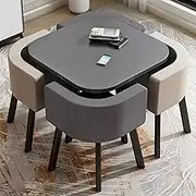 Modern office drawing room club table set with chairs for negotiation and mealing, perfect for home living room, balcony, cafe