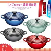 在飛比找蝦皮購物優惠-Le Creuset 24cm/3.1L  薄荷綠  藍莓 