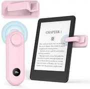 [MoKo] Remote Control Page Turner for Kindle Paperwhite Oasis Kobo eReaders, Clicker Page Turner for iPad/Kindle/Tablets/Phones Reading Novels Taking Photos, RF Kindle Remote with Power Display, Pink