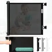 Retractable Mesh Baby Child Safety Guard Gate Pet Dog Doorways Gate for Stairs