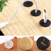 Desk Cord Grommet Flexible Silicone Rubber Cable Hole Cover Gasket Accessories