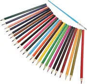 GARIOUANS 24Pcs Water Soluble Colored Pencils for Pre Sharpened Drawing Pencils and Lightweight Art Supplies for Creative Learning and Relaxation