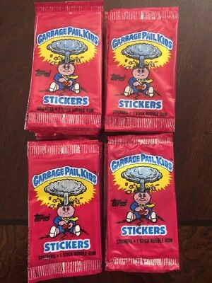 1985 Garbage Pail Kids UK cards 1st series 1 Unopened wax pack OS1 U GET 4 Packs