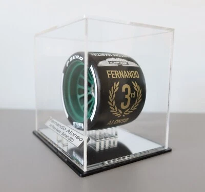 1/10th Fernando Alonso 2023 Bahrain 3rd Position Tyre Display Award