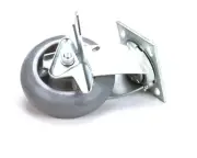 Carter Hoffmann 6" Grey Swivel W/Brk Rubb 18301-6435 - Genuine OEM Replacement
