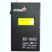 XH-560S Frequency Tester Frequency Analyzer 50MHz-2.4GHz for Two Way Radio Walkie Talkie CTCSS DCS Decorder Metal Case