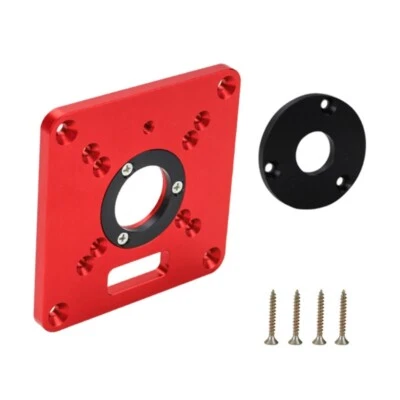 Aluminum Router Table Insert Plate Woodworking Table Milling Plate Jigs
