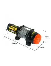 [Novawinch] T Series 12V Electric Winch 1588KG 3500LBS in Black