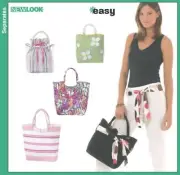 Newlook 6467 Bags or totes Sewing Pattern 5 styles