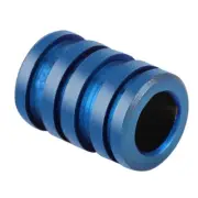 Blue TC4 Titanium Alloy Knife Beads Pendant For Lanyard Parachute Cord BT