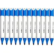 Artline Trio Magnetic Whiteboard Marker Bullet Point 2mm Blue Box 12 Bulk