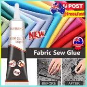 50ml Fabric Glue Permanent Waterproof Sew Glue Sewing Solution for Stitching BY