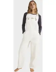 [Billabong] Leia Cord Overalls in White