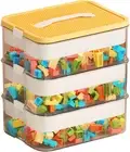Toy Organizer Bins with Compartments,Building Blocks Storage, Storage Containers