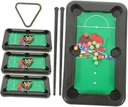 4 Sets Mini Pool Table Set Portable Tabletop Billiards Game for Creative Indoor Fun for Family Gatherings for Parent Bonding