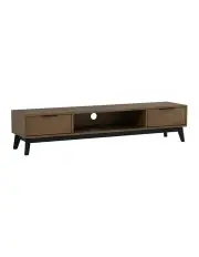 [Innovatec] Malton Entertainment TV Unit 180cm in Walnut