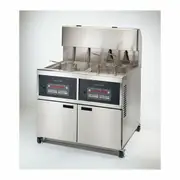Henny Penny 340 Series Large Capacity Double Well Electric Open Fryer with 1000 Computron - Commercial Deep Fryers (OFE342-1000-JL) - OFE342-1000-JL