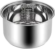 Stainless Rice Cooker Inner Pot, Rice Cooker Stainless Steel Inner Pot, A Durable Replacement Option, Long - Lasting Use (4L)