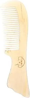 Natural Ox Horn Hair Comb Portable Fine Tooth Massage Comb for All Hair Types Reduces Static Elegant Design for Daily Use for Men Women