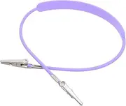 Versatile Scarf Clip Metal Holder Napkin Bib Clip Tooth Care Metal Chain Lanyard Neck Clips Mini Alligator Clips
