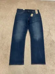 Levi's 569 Men’s Loose Straight Blue Jeans Size 36x34 NEW NWT