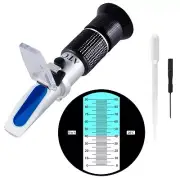 Brix Refractometer 0-90 for Sugar Content Measurement with ATC and Case