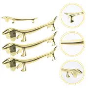 4 Pcs Dachshund Chopstick Rest Prevent from Shaped