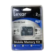 `Lexar 2GB MicroSD Memory Card with SD Adapter (SDMI2GB-742)